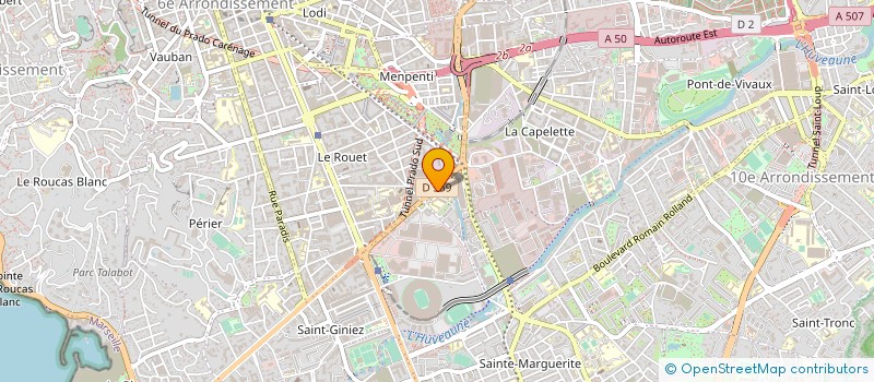 localisation de l'entreprise LES P'TITS PRODIGES à MARSEILLE