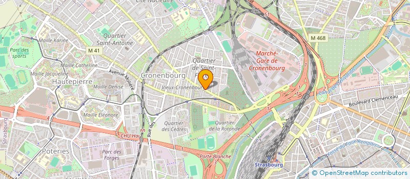 localisation de l'entreprise LES P'TITS PRODIGES à STRASBOURG