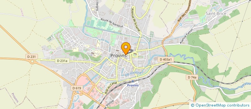 localisation de l'entreprise LES P'TITS PROVINOIS  PROVINS