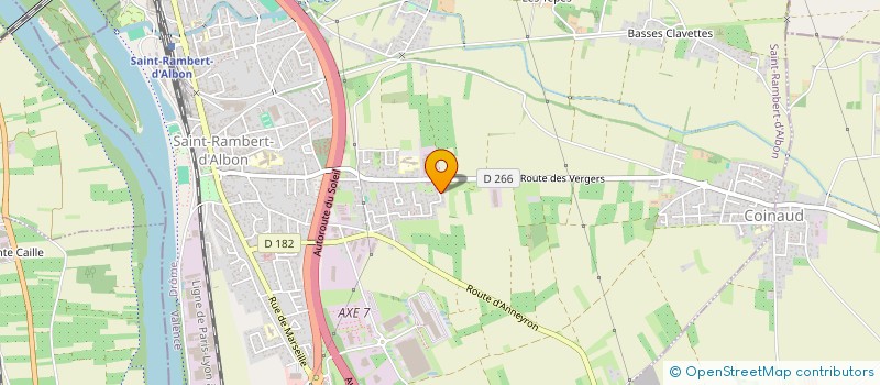 localisation de l'entreprise LES P'TITS RAMBERTOIS  SAINT-RAMBERT-D'ALBON