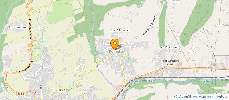 localisation de l'entreprise LES P'TITS ROMETTINS  GAP