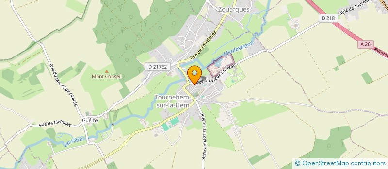 localisation de l'entreprise LES P'TITS SARRASINS DE TOURNEHEM  TOURNEHEM-SUR-LA-HEM