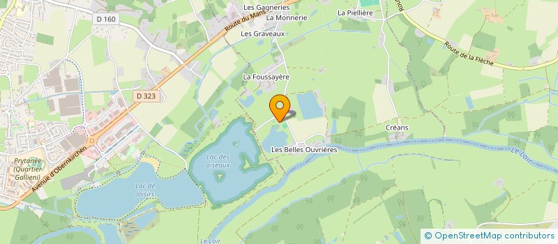 localisation de l'entreprise LES P'TITS SONS à LA FLECHE