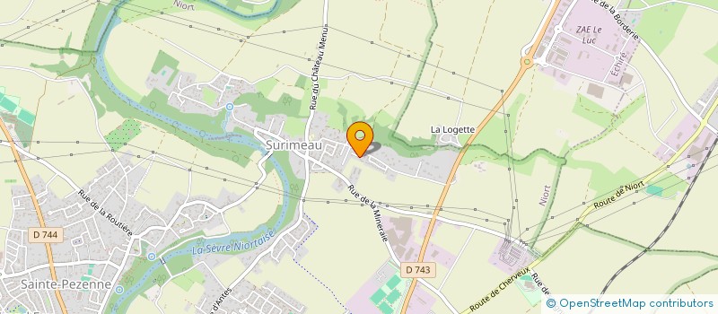 localisation de l'entreprise LES P'TITS TANGOS  NIORT