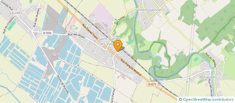 localisation de l'entreprise LES P'TITS TOITS  SAINT-PARRES-LES-VAUDES