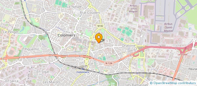 localisation de l'entreprise LES P'TITS TOULOUSAINS à COLOMIERS