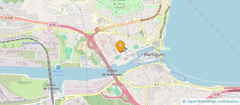 localisation de l'entreprise LES P'TITS TOURREL à MARTIGUES