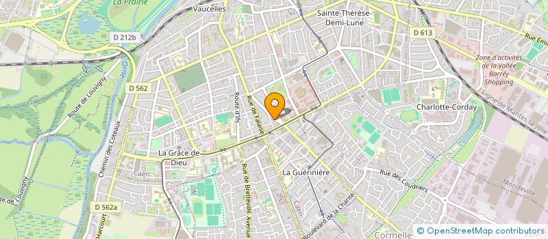 localisation de l'entreprise LES P'TITS YOGIS à CAEN