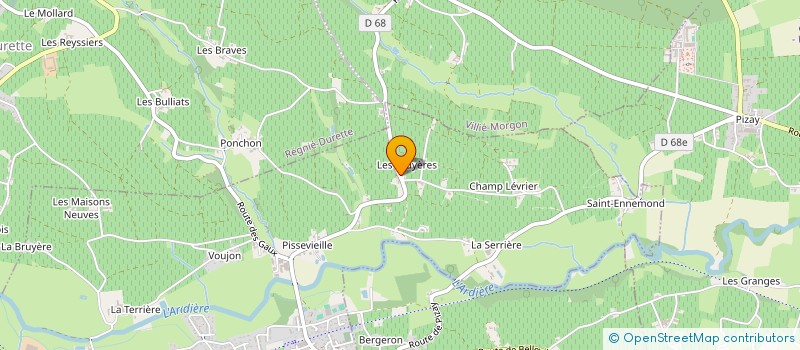 localisation de l'entreprise LES PACALONS à CERCIE