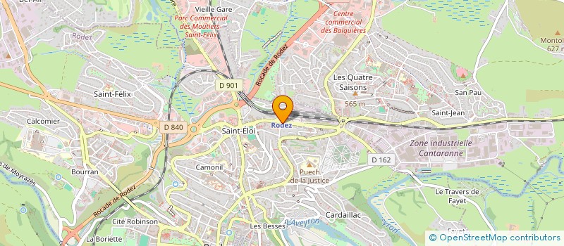 localisation de l'entreprise LES PACHAS à RODEZ