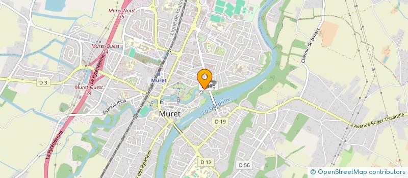 localisation de l'entreprise LES PAGAIES à MURET