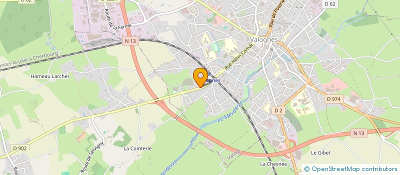 localisation de l'entreprise LES PAGES  YVETOT-BOCAGE