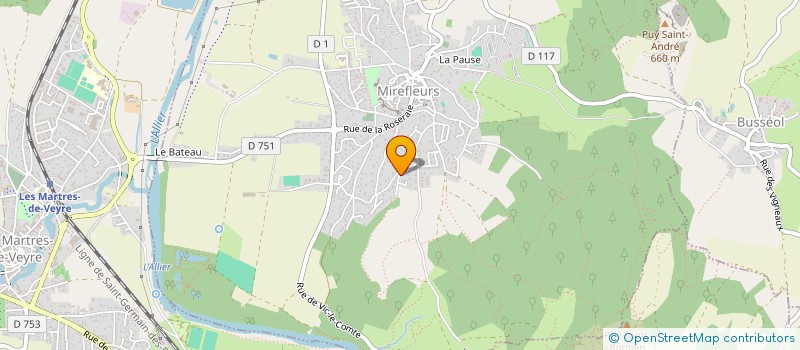 localisation de l'entreprise LES PAILHATS  MIREFLEURS