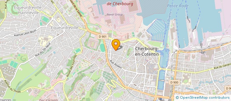 localisation de l'entreprise LES PAILLE EN QUEUE VOLANTS  CHERBOURG-EN-COTENTIN