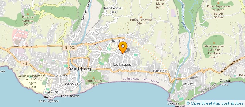 localisation de l'entreprise LES PAILLES EN QUEUES DU SUD SAUVAGE à SAINT-JOSEPH