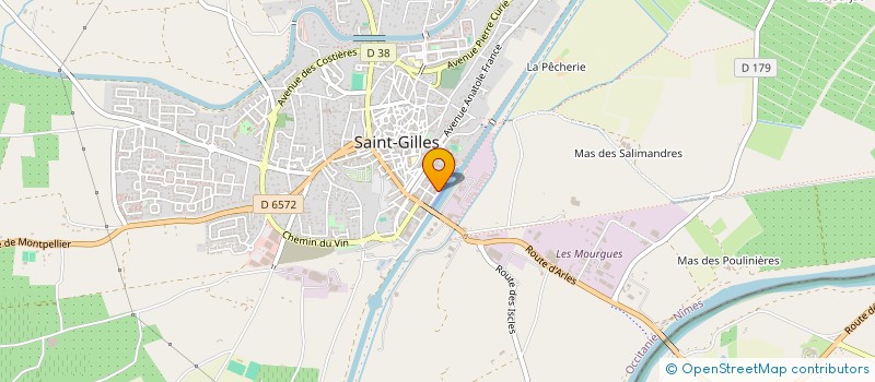 localisation de l'entreprise LES PAILLOTES à SAINT-GILLES