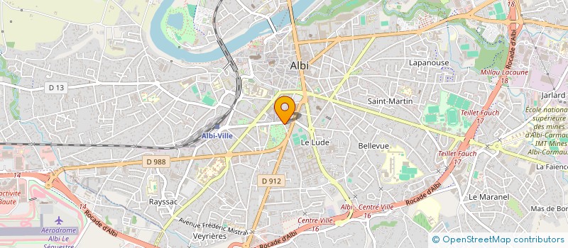 localisation de l'entreprise LES PAILLOTINS à ALBI