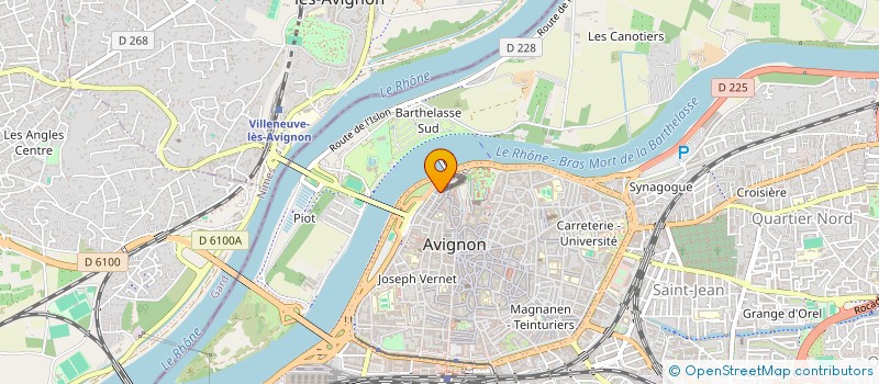 localisation de l'entreprise LES PAINS D'ALAIN  AVIGNON