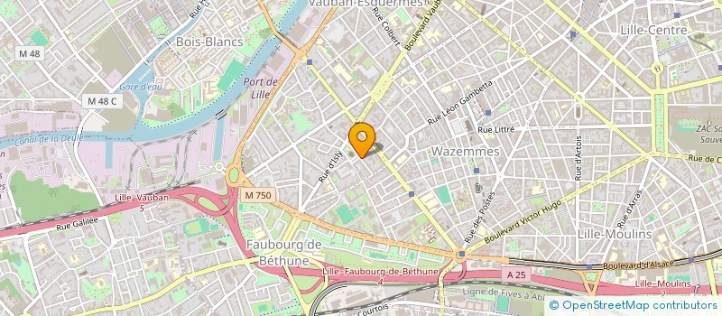 localisation de l'entreprise LES PAINS D' AUTREFOIS à LILLE