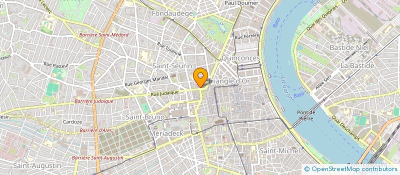 localisation de l'entreprise LES PAINS DE SEBASTIEN à BORDEAUX