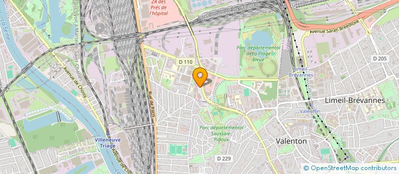 localisation de l'entreprise LES PAINS DE VALENTON  VALENTON