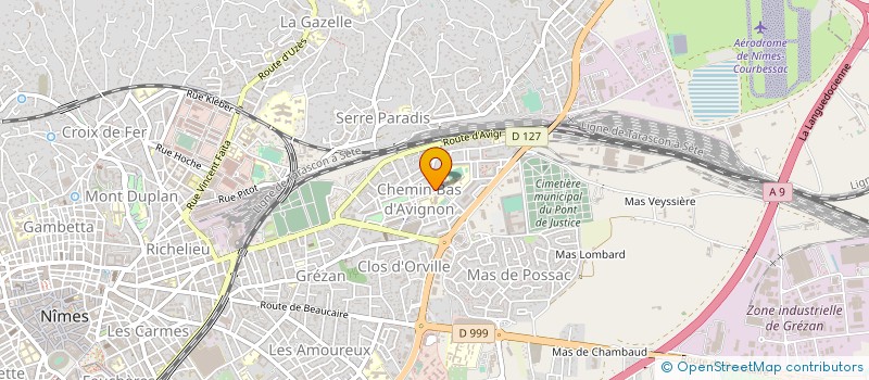 localisation de l'entreprise LES PAINS DORE à NIMES