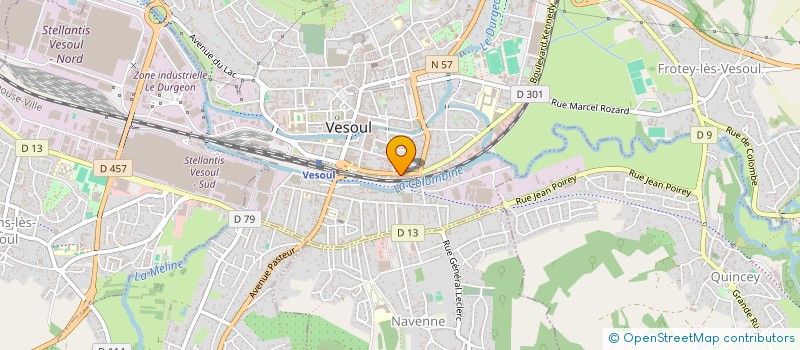 localisation de l'entreprise LES PAINS DU BOULEVARD  VESOUL