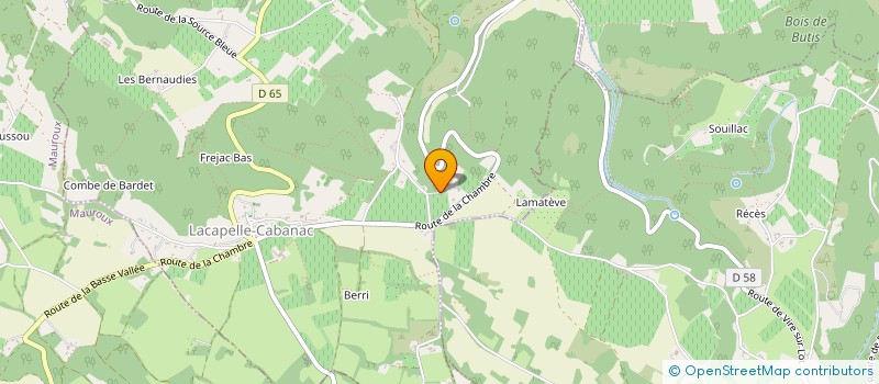 localisation de l'entreprise LES PAINS PAYSANS  LACAPELLE-CABANAC