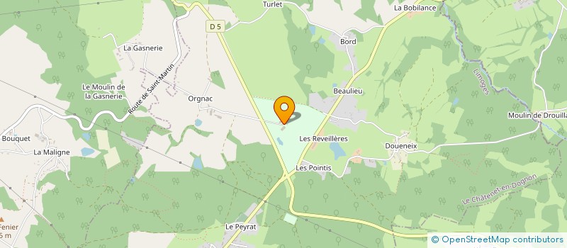 localisation de l'entreprise LES PALADINS DE SAINT-AGNAN à LE CHATENET-EN-DOGNON