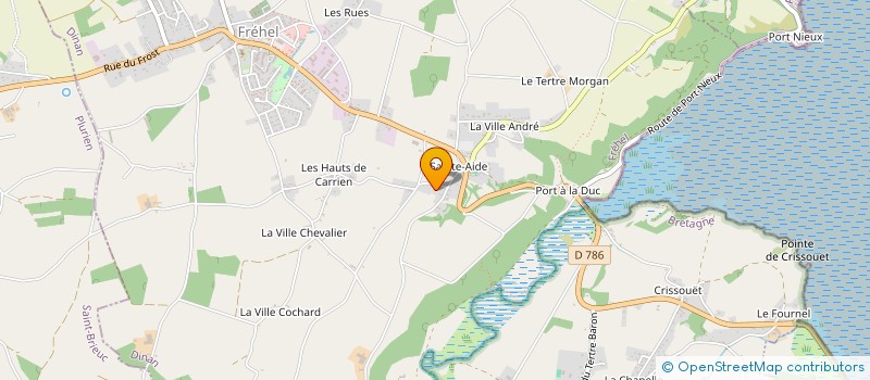 localisation de l'entreprise LES PALETTES  FREHEL