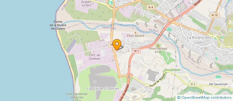 localisation de l'entreprise LES PALETTES DE MARGUERITE à SAINT-PAUL