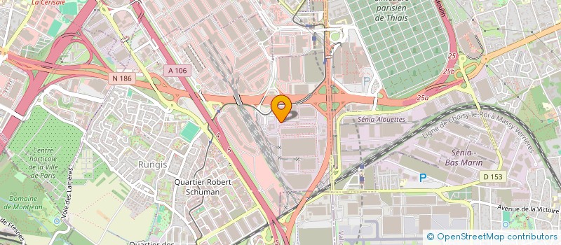 localisation de l'entreprise LES PALETTES URBAINES à RUNGIS