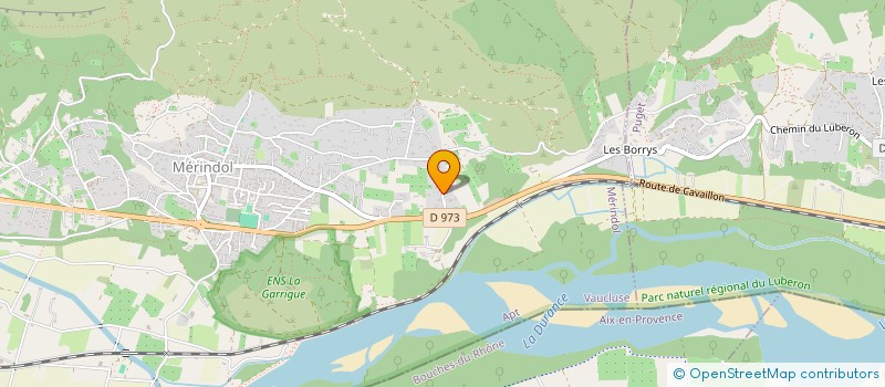 localisation de l'entreprise LES PALLENCS  MERINDOL