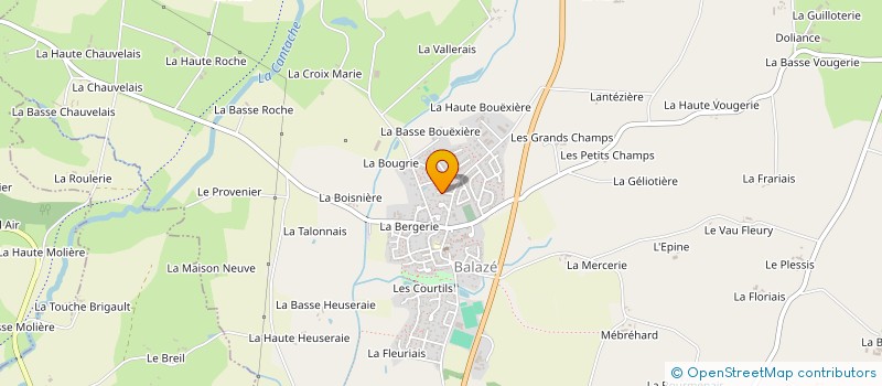 localisation de l'entreprise LES PALM D'ONAIROS  BALAZE