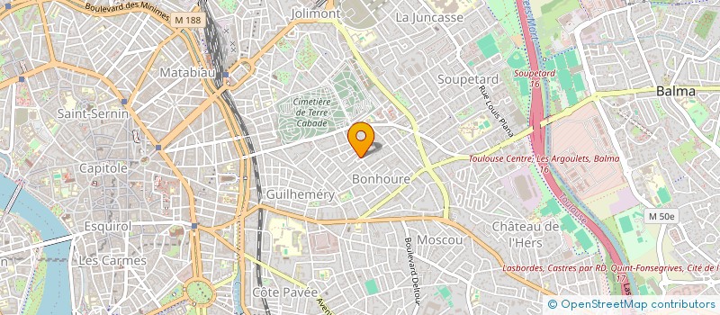 localisation de l'entreprise LES PALMES AQUADEMIQUES à TOULOUSE