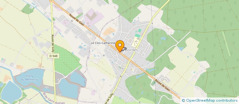 localisation de l'entreprise LES PALMEURS DES BORDES LOIRE à LES BORDES