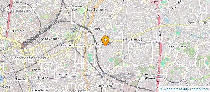 localisation de l'entreprise LES PALMIERS à MARSEILLE