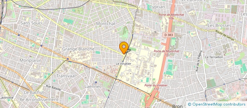 localisation de l'entreprise LES PALMIERS  LYON