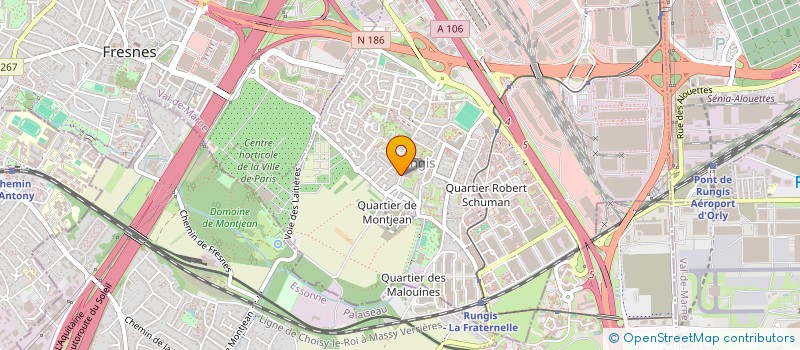localisation de l'entreprise LES PALMIERS à RUNGIS