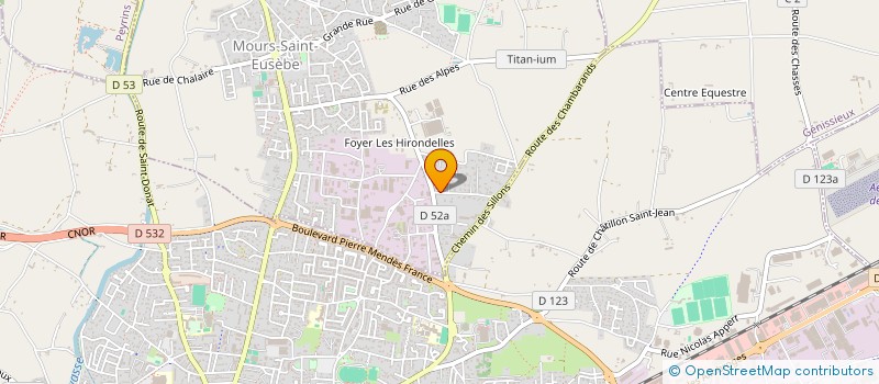 localisation de l'entreprise LES PALMIERS  MOURS-SAINT-EUSEBE