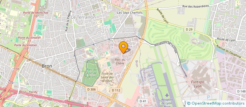 localisation de l'entreprise LES PALMIERS  BRON