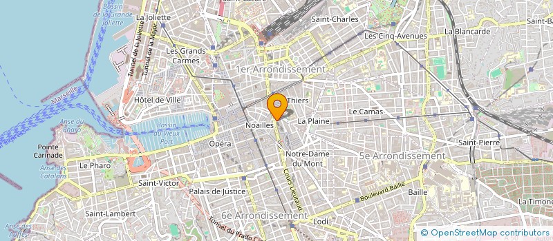 localisation de l'entreprise LES PALMIERS à MARSEILLE