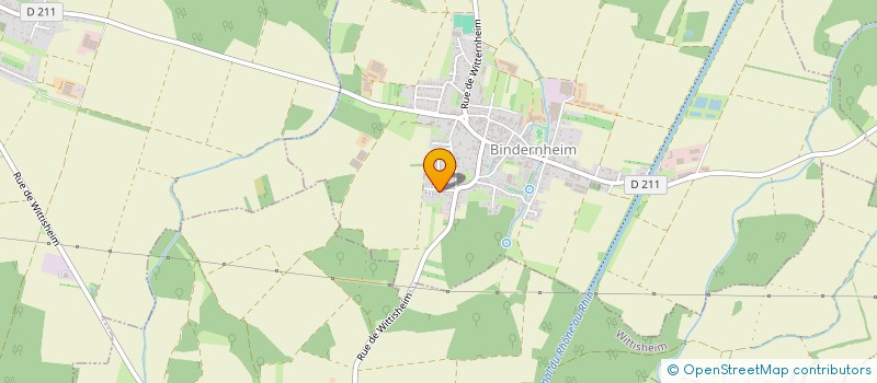 localisation de l'entreprise LES PALMIERS  BINDERNHEIM