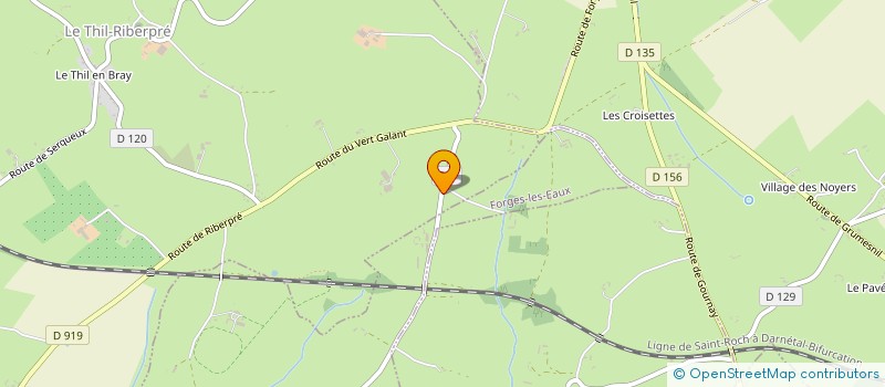 localisation de l'entreprise LES PALMIPEDES SUBAQUATIQUES  LONGMESNIL