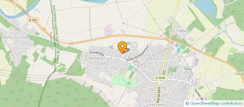 localisation de l'entreprise LES PALOMBES  BELLOY-EN-FRANCE