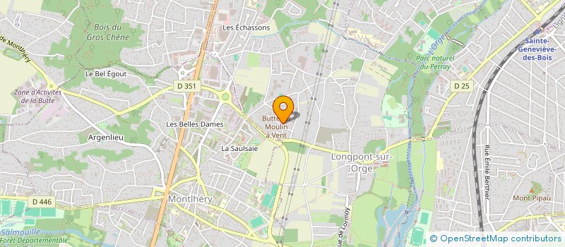 localisation de l'entreprise LES PALOMBIERES à LONGPONT-SUR-ORGE