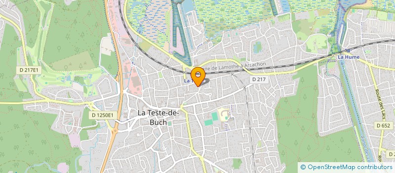 localisation de l'entreprise LES PALOURDES à LA TESTE-DE-BUCH