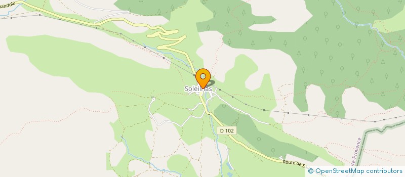 localisation de l'entreprise LES PALUARDS à CASTELLANE