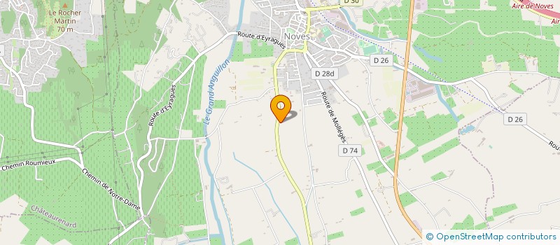 localisation de l'entreprise LES PALUNS à NOVES