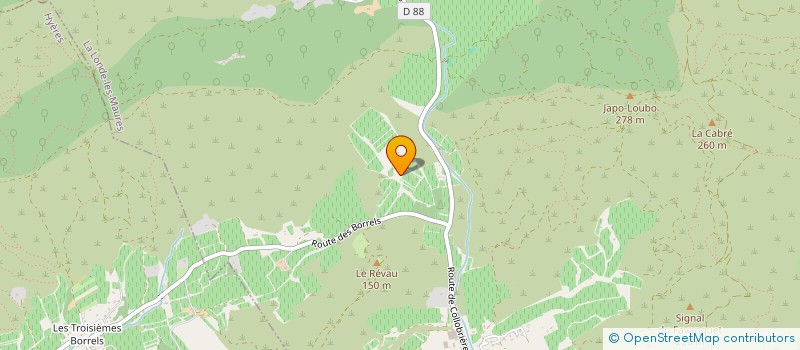 localisation de l'entreprise LES PAMIDOUX  LA LONDE-LES-MAURES